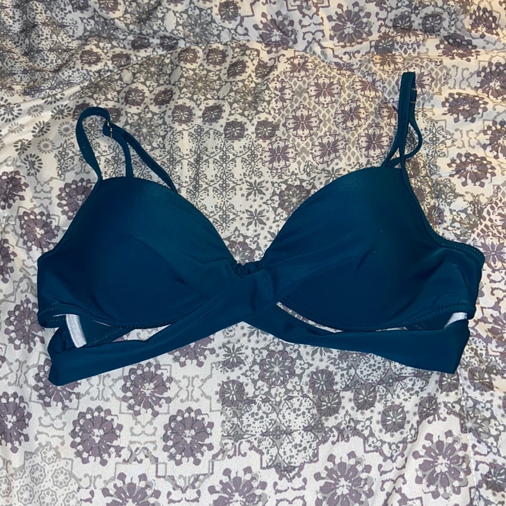 Green SHEIN bathing suit bikini set